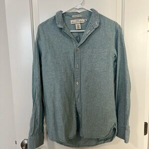 H&M Casual Green Button-Down Shirt